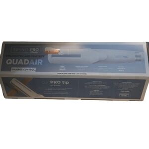 INFINITIPRO BY CONAIR QuadAir Flat Iron Hair Straightener Single Pass New w/Box